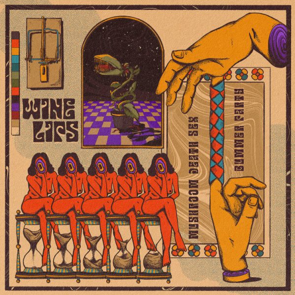 Wine Lips -  Mushroom Death Sex Bummer Party  LP Colored Rabatt
